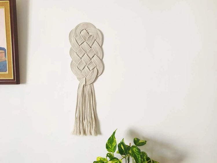 Tapiz de pared de macrame
