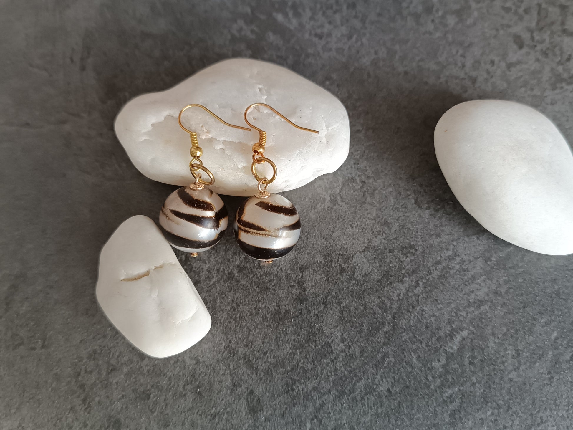 pendientes animal print