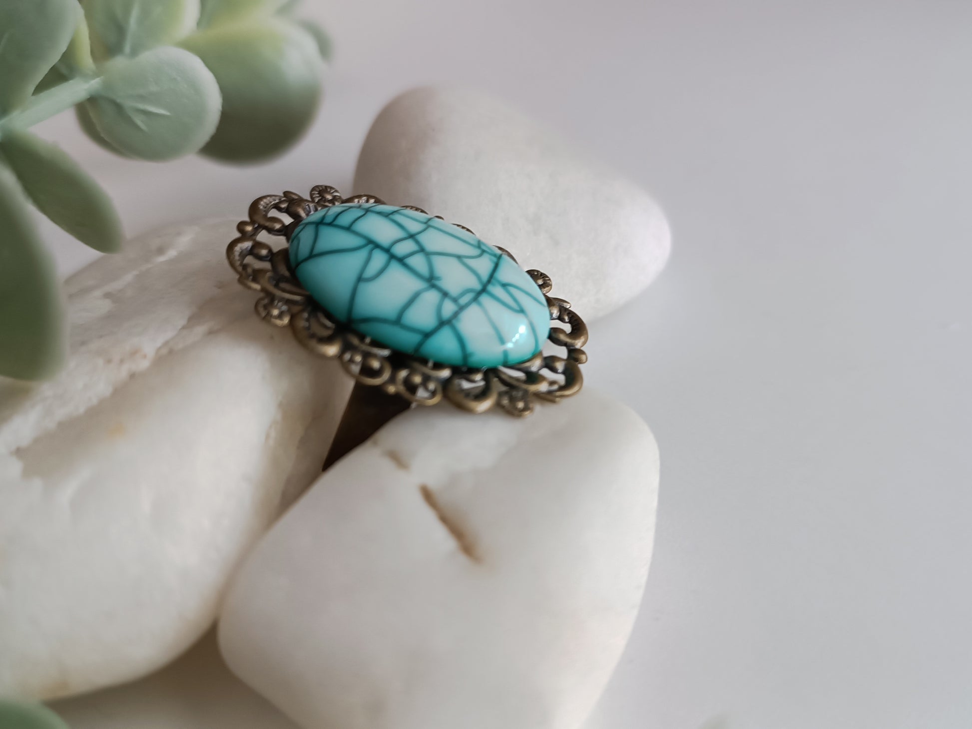 anillo vintage ajustable