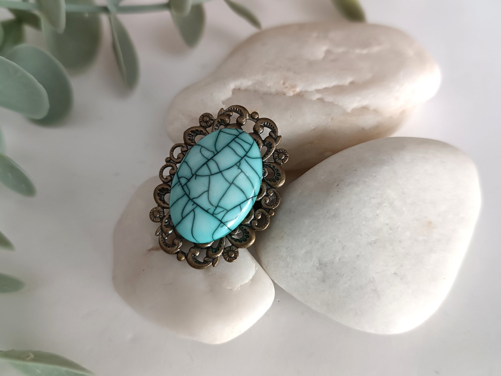 anillo vintage broce