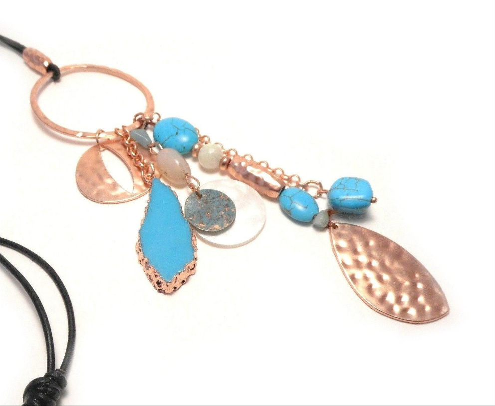 collar turquesa