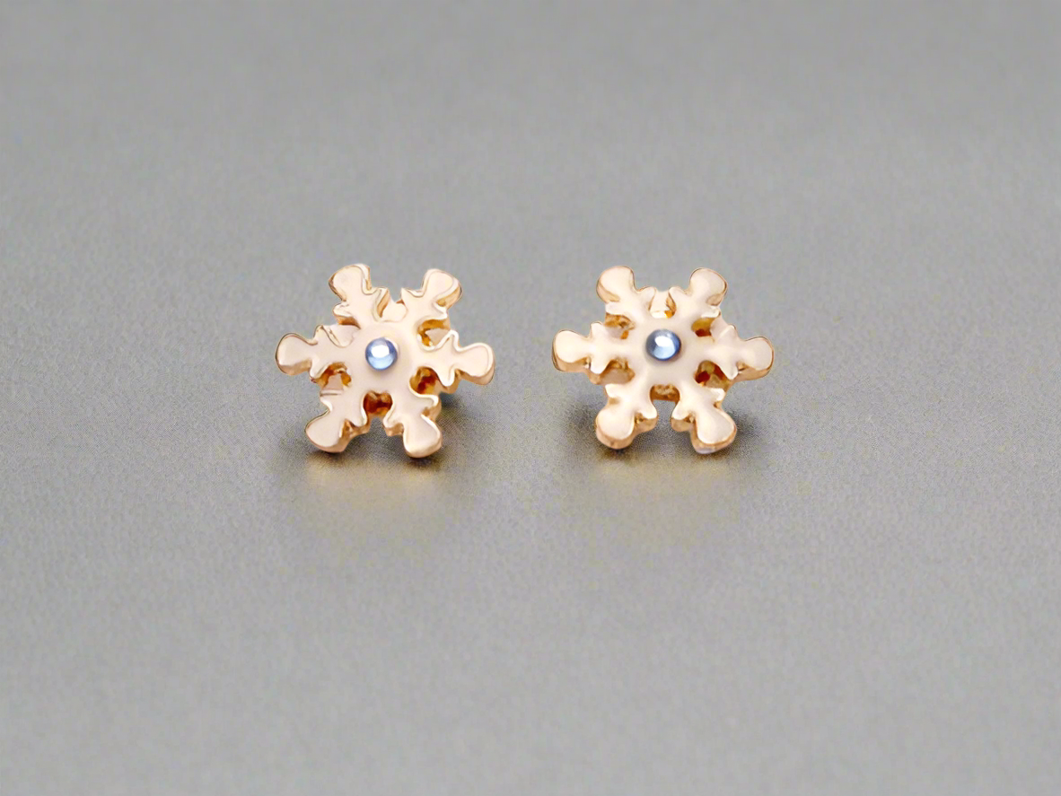 pendientes copo de nieves