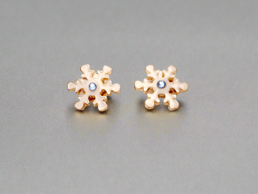 pendientes copo de nieves