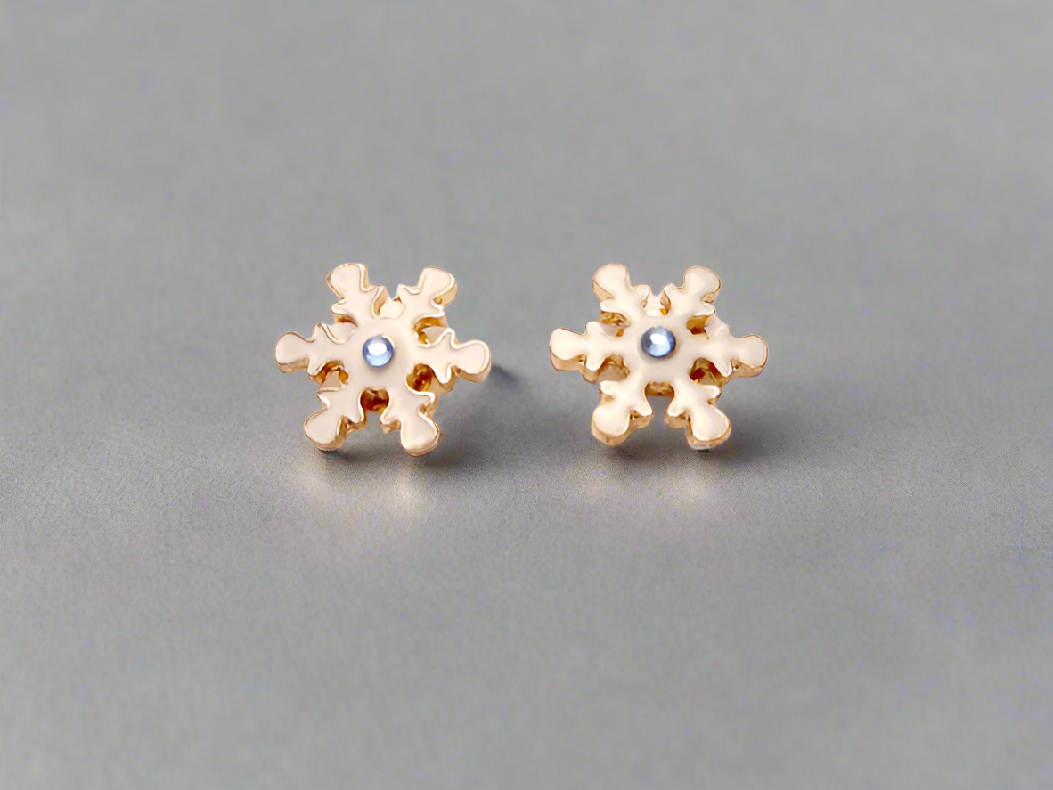 pendientes copo de nieves
