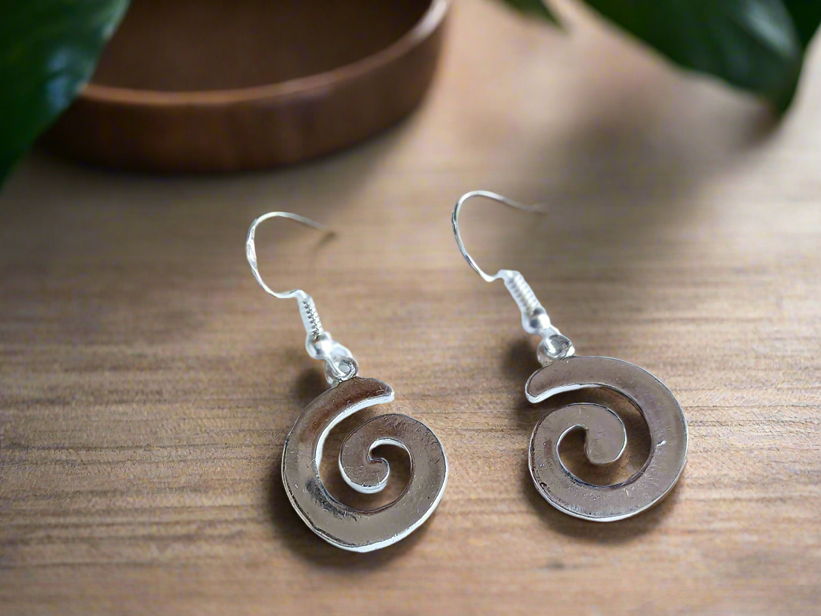 pendientes espiral celta