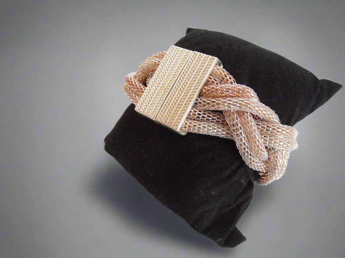 pulsera cadena trenzada