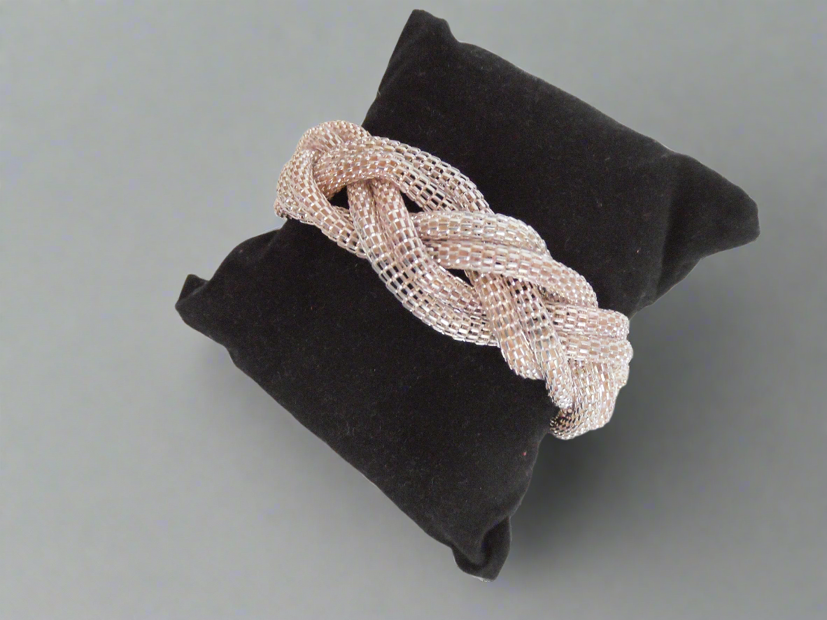 pulsera cadena trenzada