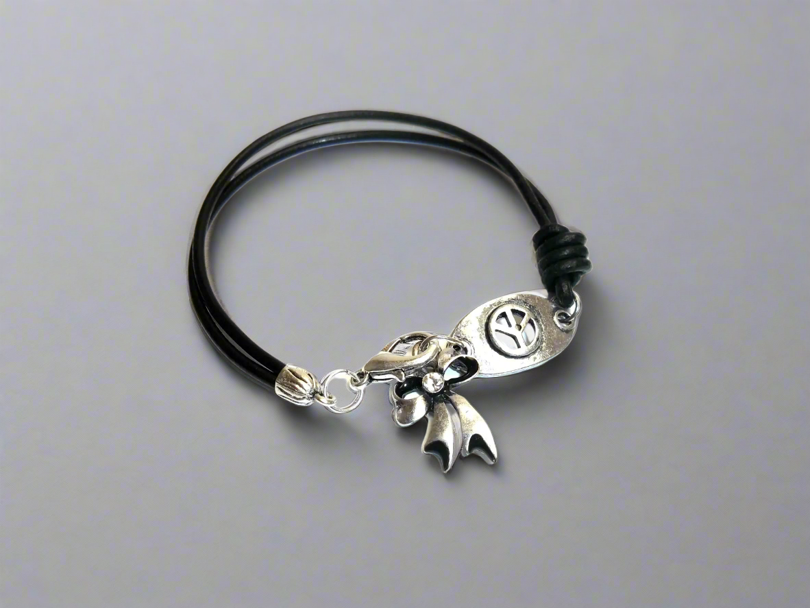 pulsera cuero hippie