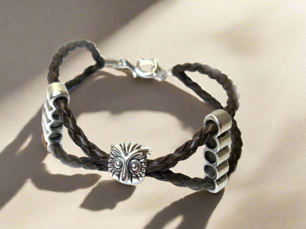 pulsera cuero tortuga