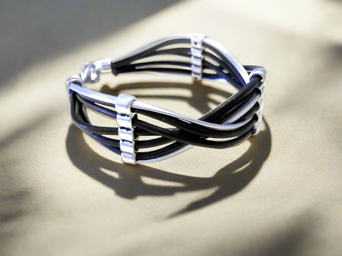 pulsera cuero mujer