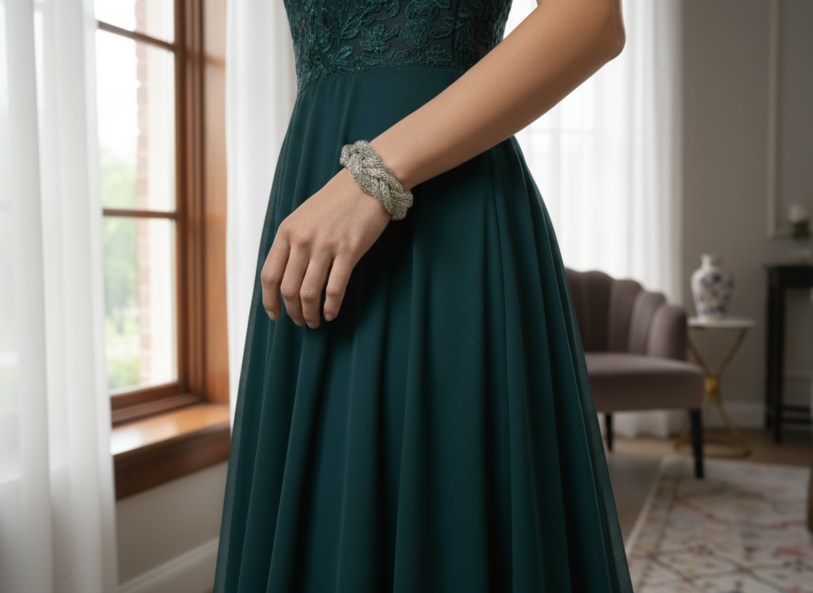 pulsera de cadenas trenzadas