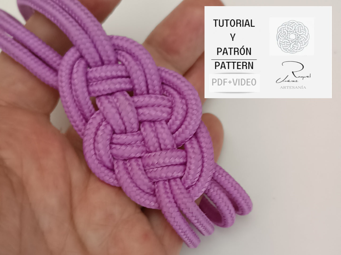 tutorial pulsera dia de la mujer