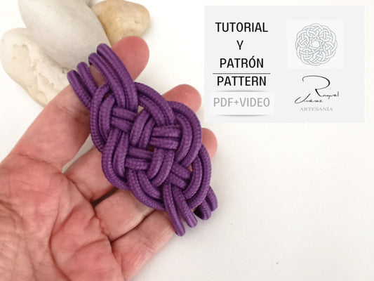 tutorial pulsera dia de la mujer