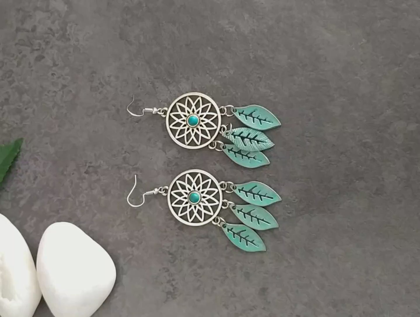 Pendientes atrapasueños. Raquel Jimenez Artesnía