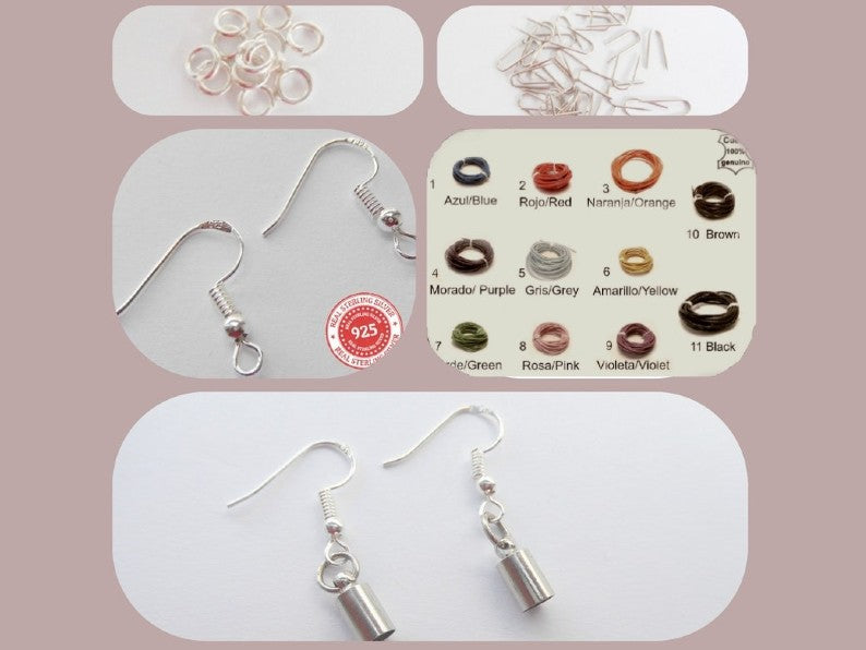 materiales para hacer pendientes de nudos celtas