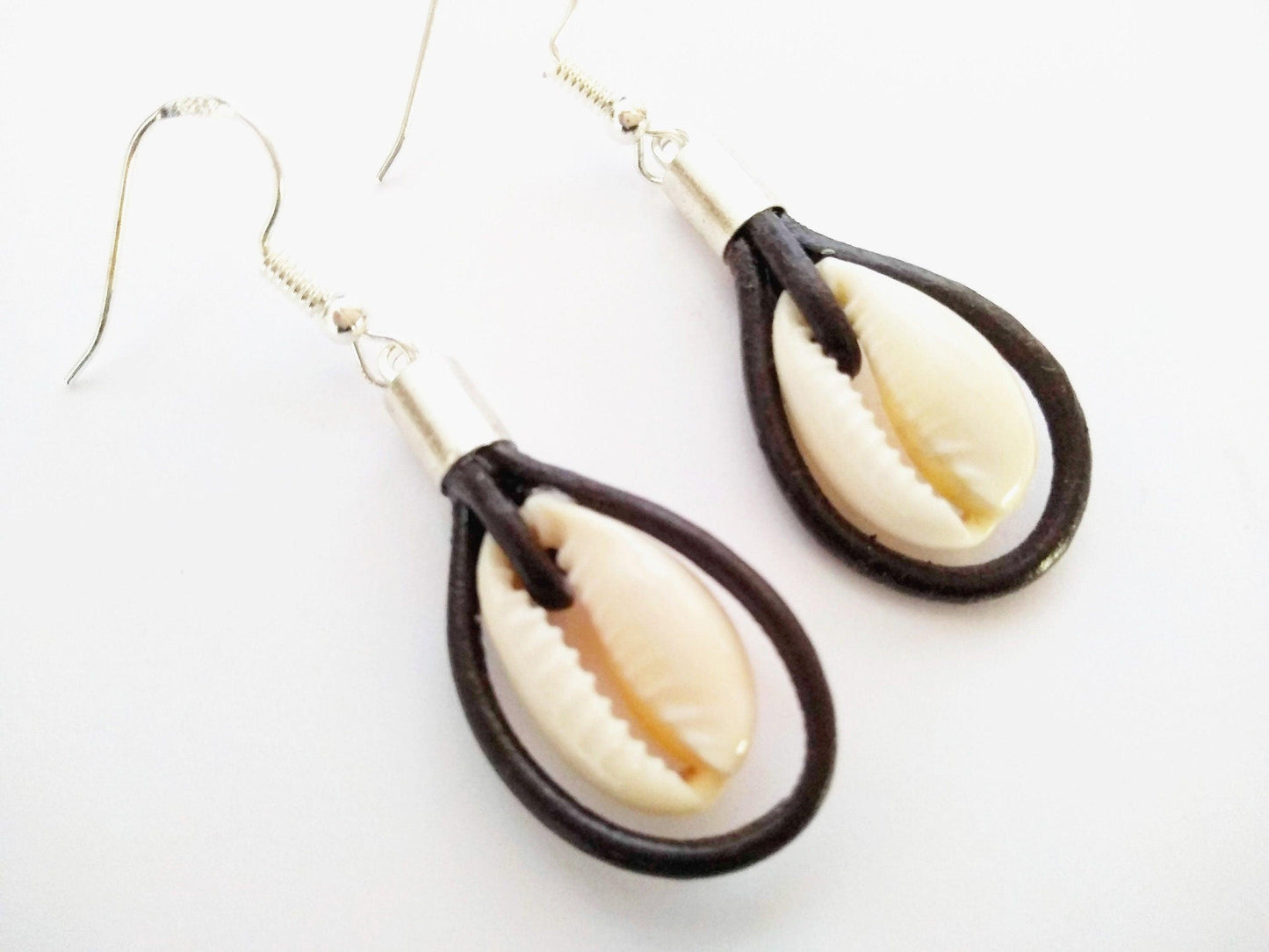 Pendientes de cuero estilo bobo