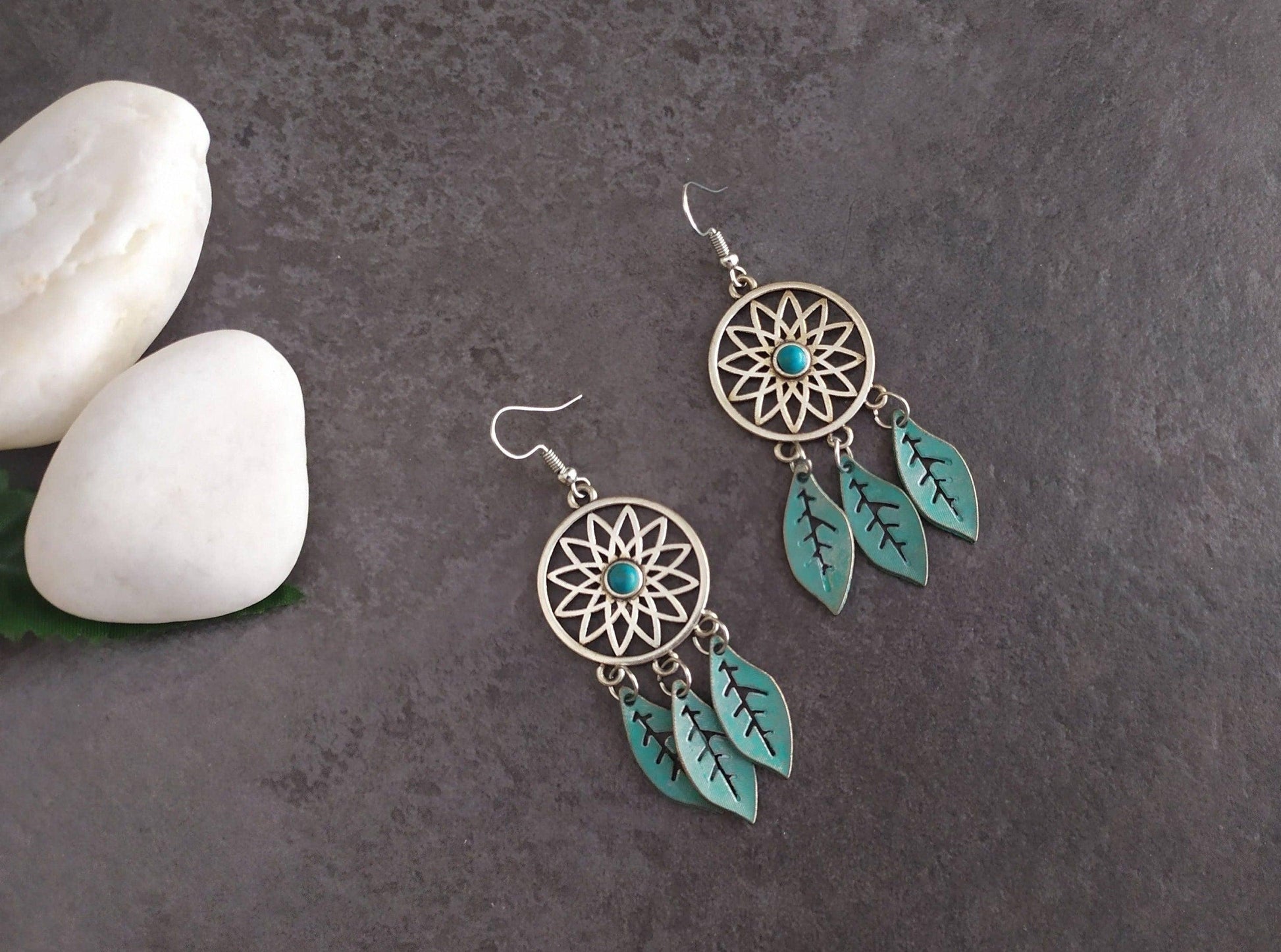 Pendientes largos boho