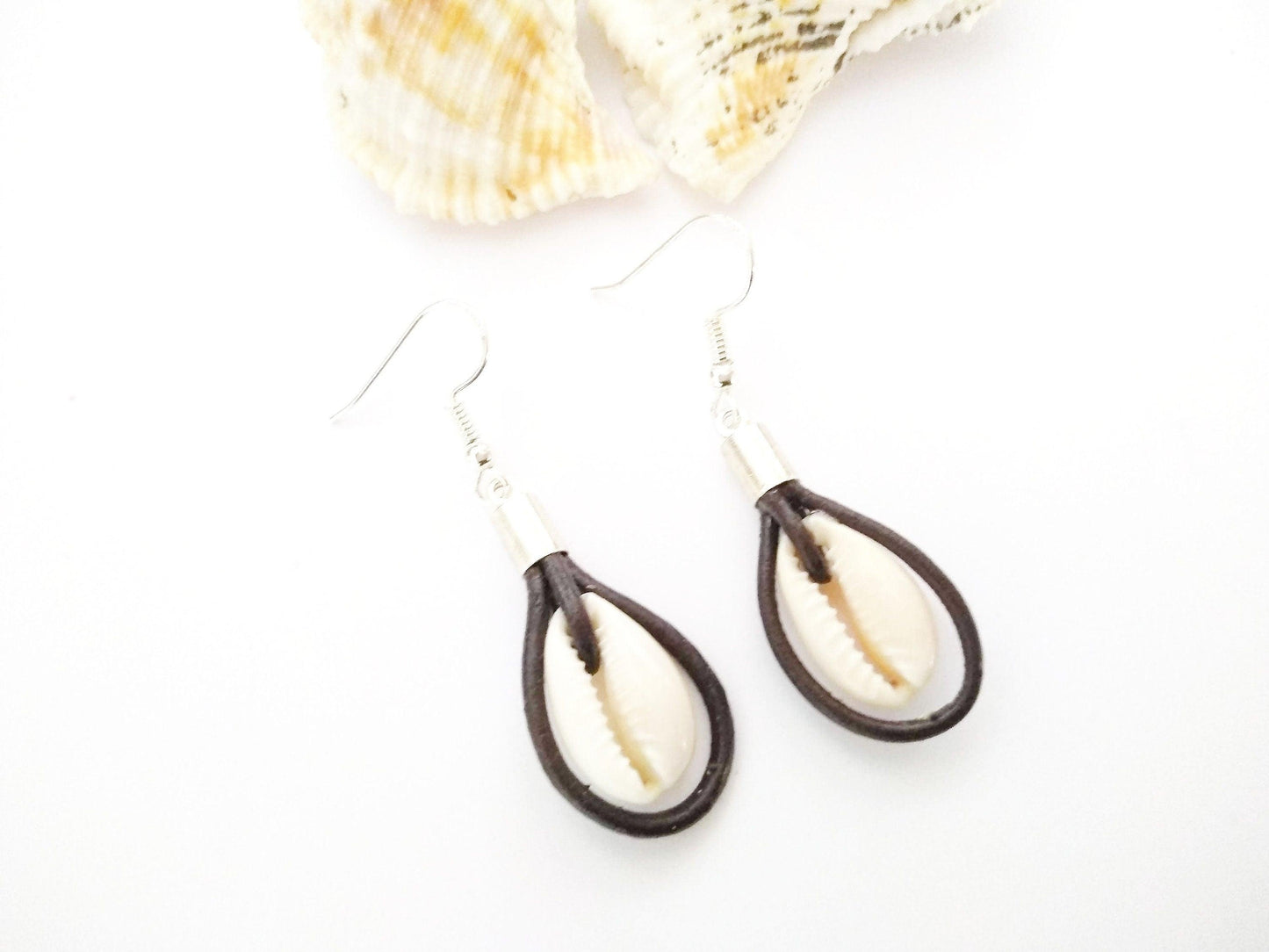 Pendientes largos con carcolas