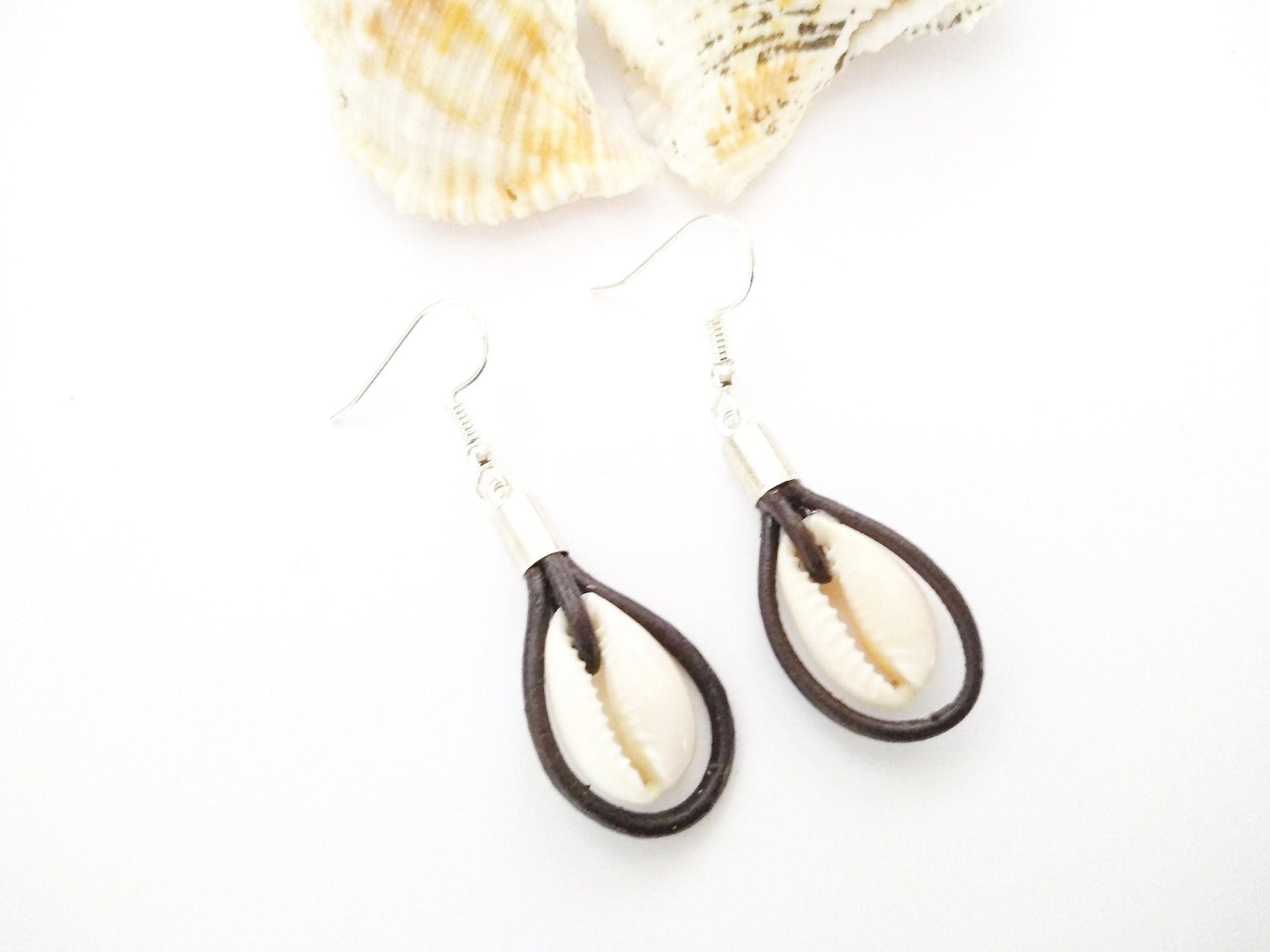 Pendientes largos con carcolas