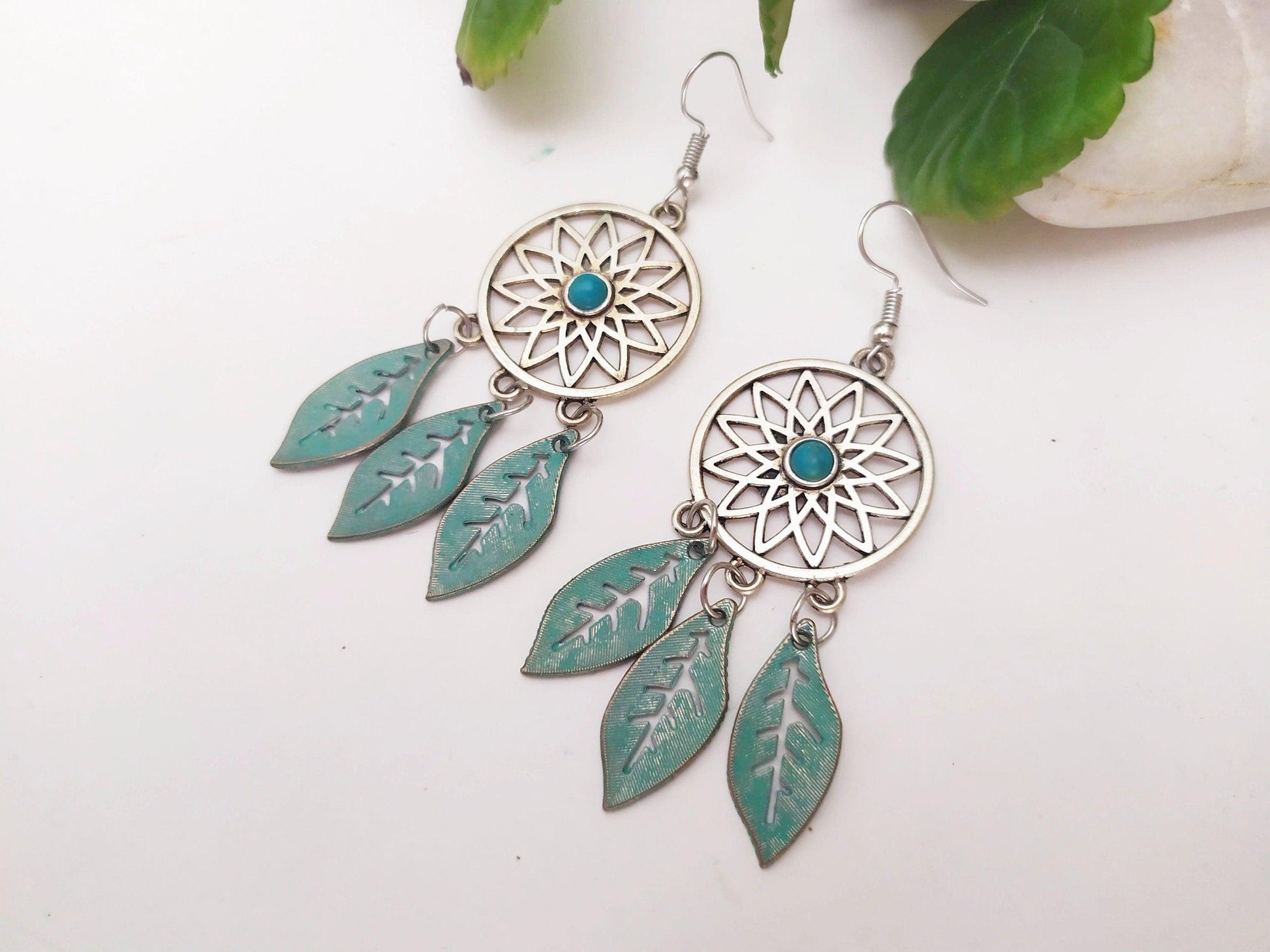 Pendientes nativo americano