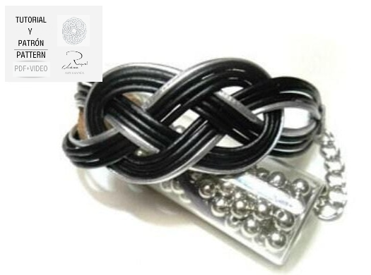 Quatre tutoriels bracelets avec noeuds celtiques et marins avec motif à imprimer