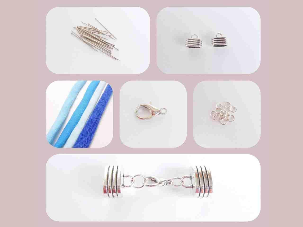 kit y tutorial pulsera de trapillo estilo marinero . Raquel Jiménez Artesanía