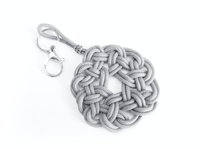 llavero colgante de bolso con mandal celta