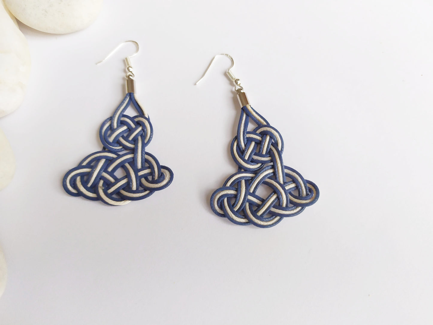 pendientes navy de plata