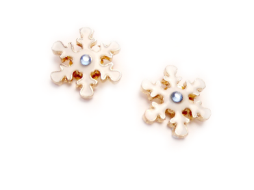 pendientes copo de nieve