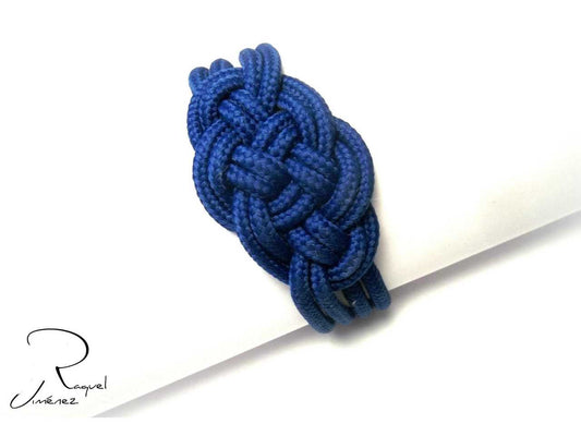 pulsera nudo marinero macrame. Raquel Jiménez Artesania