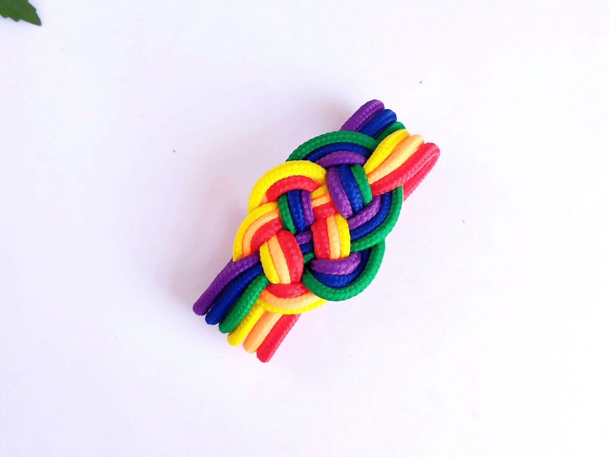 Pulsera pulsera nudo de colores orgullo gay