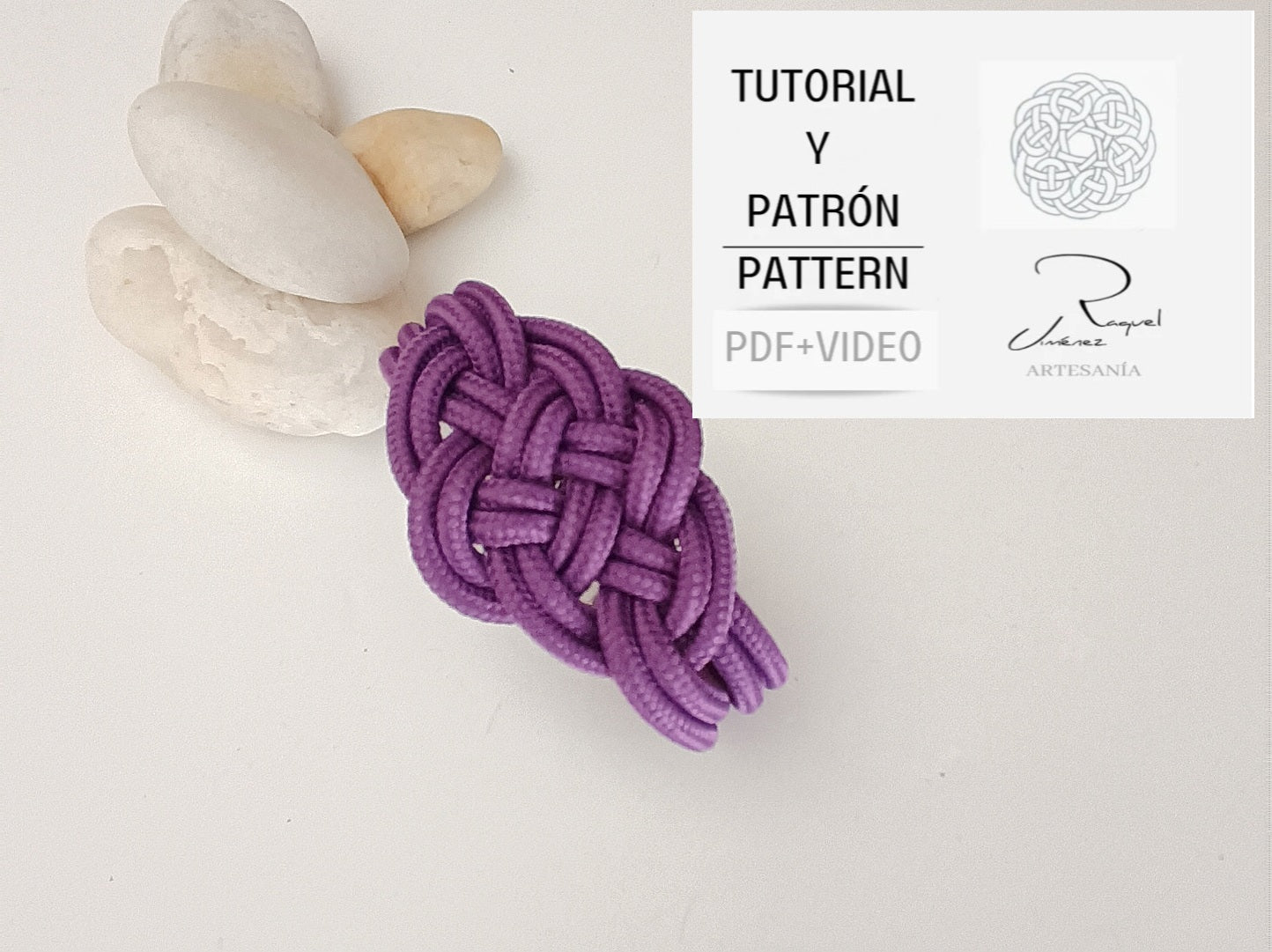 tutorial pulsera dia de la mujer