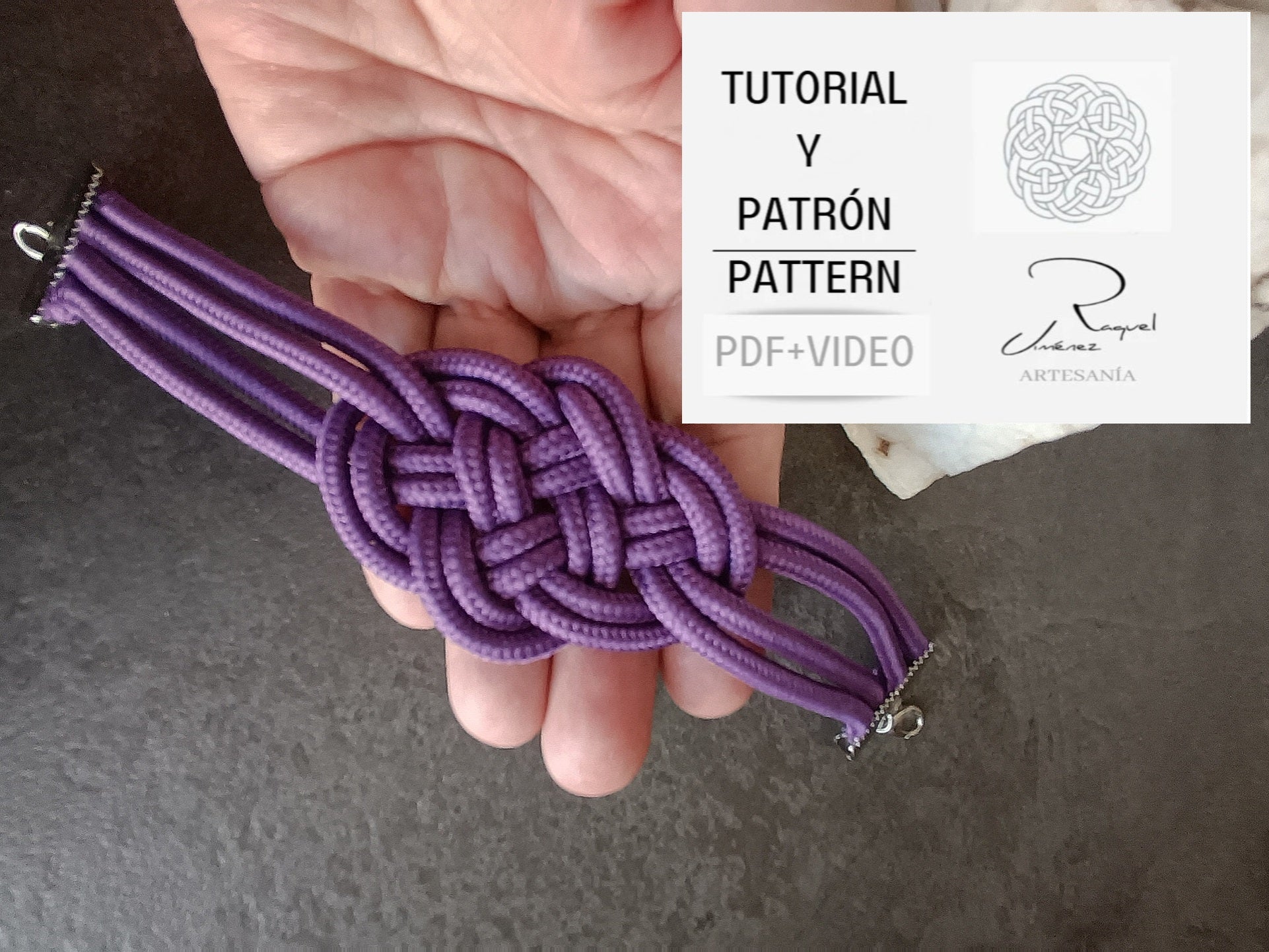 tutorial pulsera día de la mujer