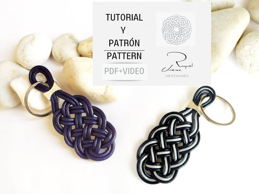 Tutorial llavero de cuero trenzado. Raquel Jimenez Artesanía