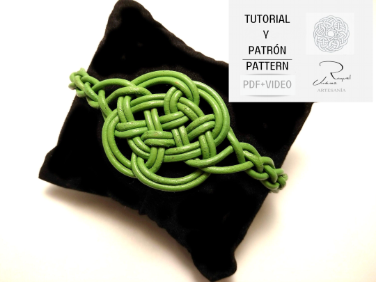 tutorial y patron para hacer nudo celta del amor eterno