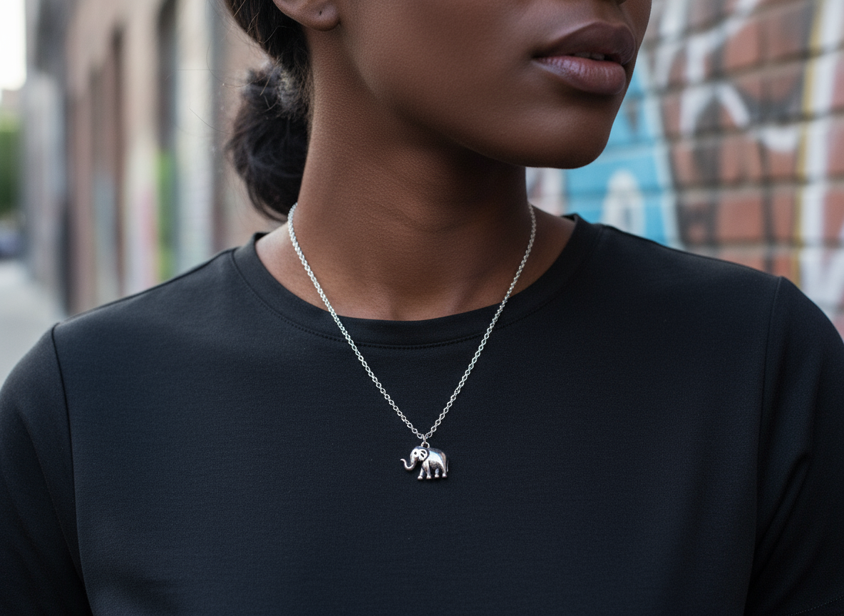 Lucky elephant pendant