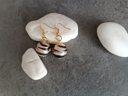 pendientes animal print