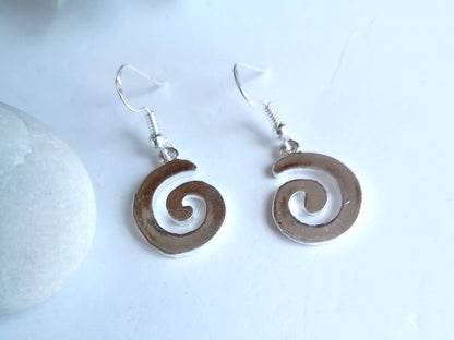 Pendientes espiral celta