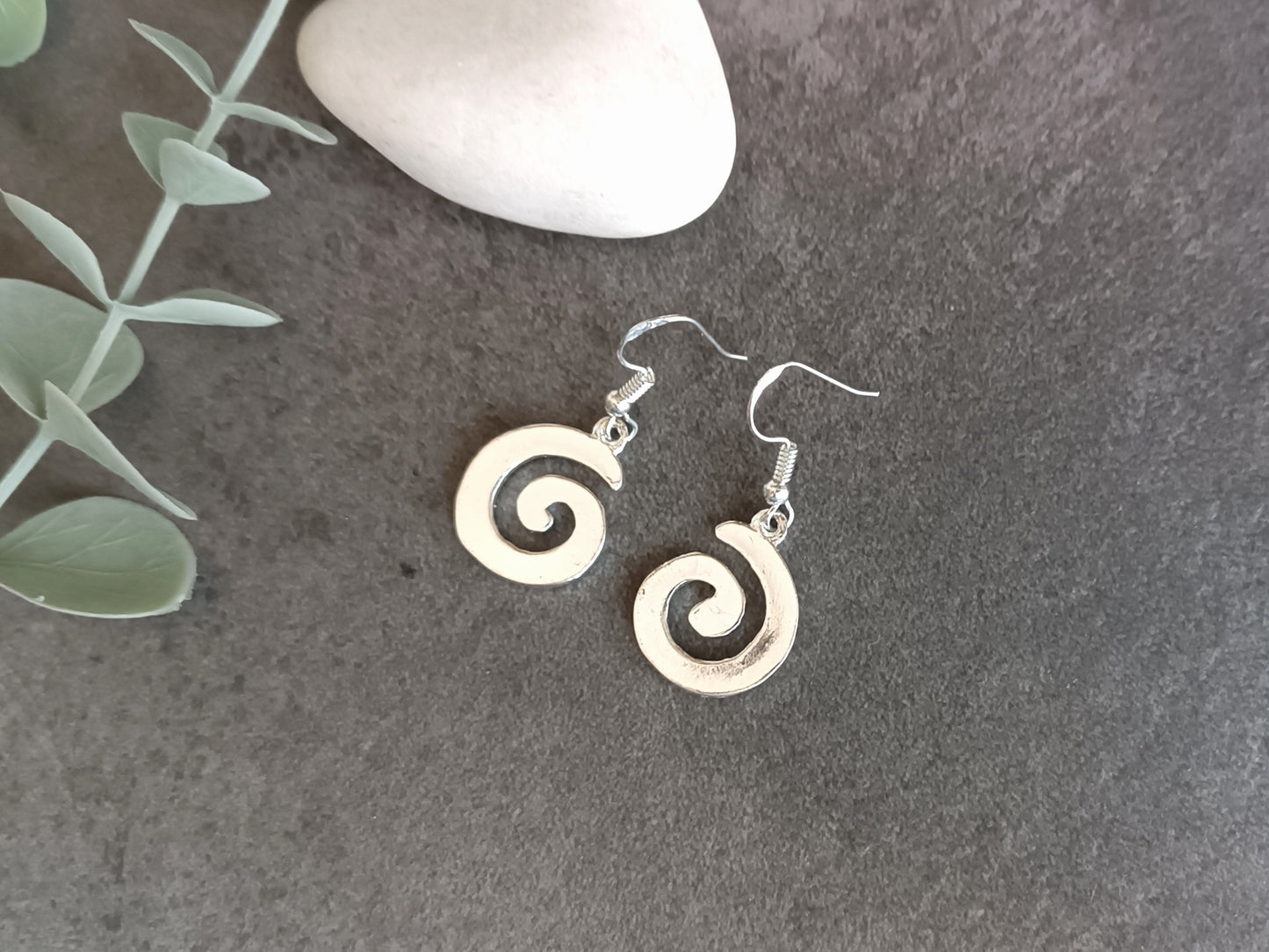 Pendientes espiral celta