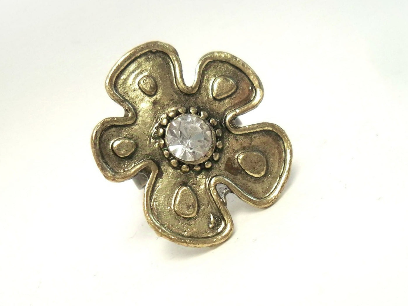 Anillo flor estilo hippie