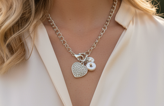 romantic bracelet with heart