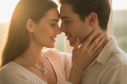 Collar romántico con corazón