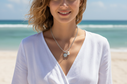 Collar romántico con corazón