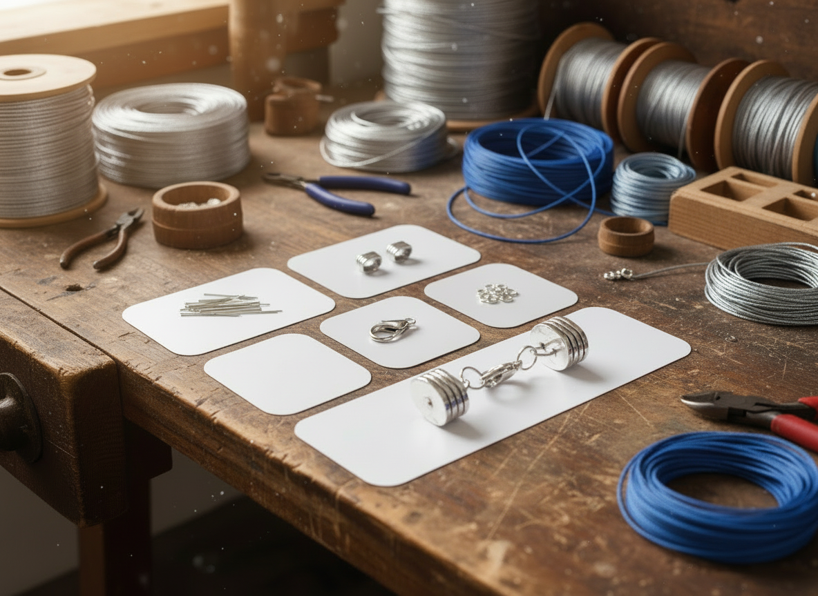 Kit  con instrucciones para hacer una pulsera trenzada facil