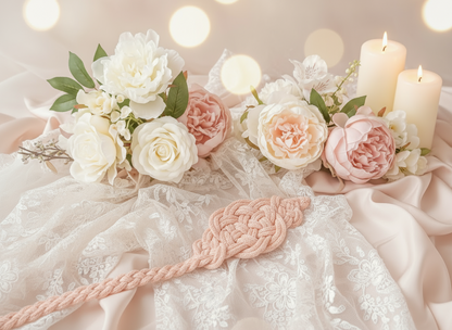 Cordón símbolo celta del amor eterno para bodas. Handfasting cord