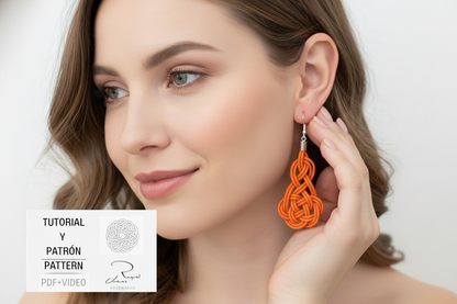 Boucles d'oreilles et bracelets à motif de noeud Tutoriel