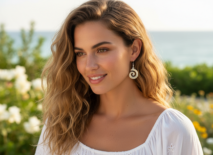 Celtic spiral earrings