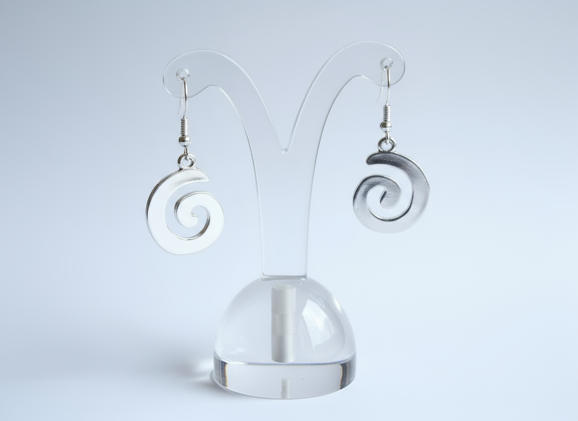 Celtic spiral earrings