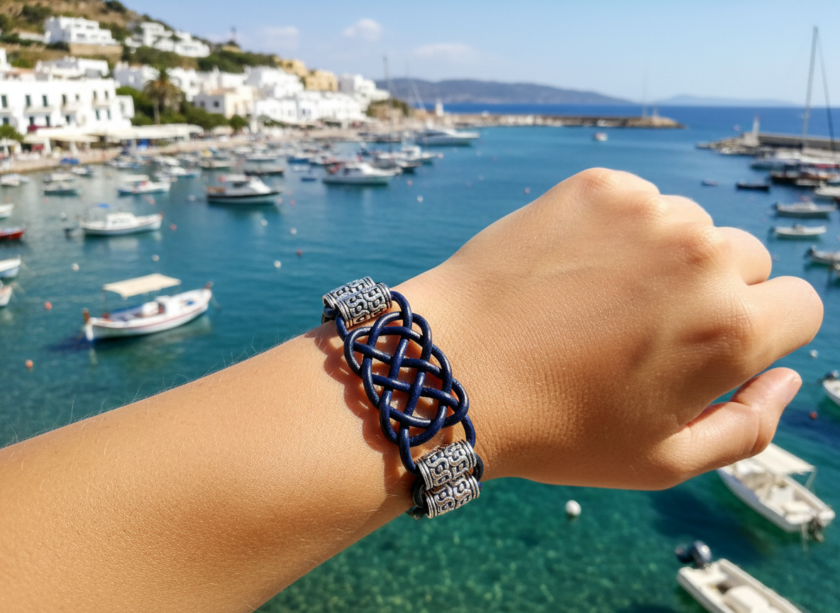 Pulsera_de_cuero_negro_con_trenzado