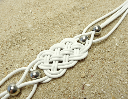 Pulsera de cuero trenzado para hombre o mujer